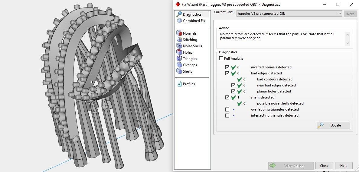 Sparkling huggies V3- pre supported files included 3D print model_14