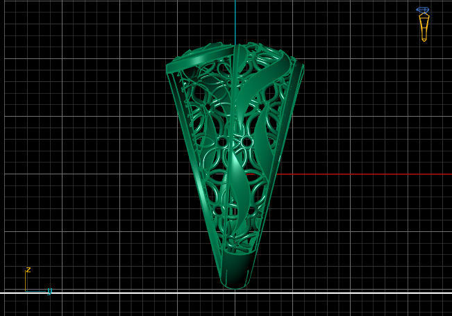 Two Head Women Ring 3DM Womens Ring 3d models 3D print model 3D print model_4