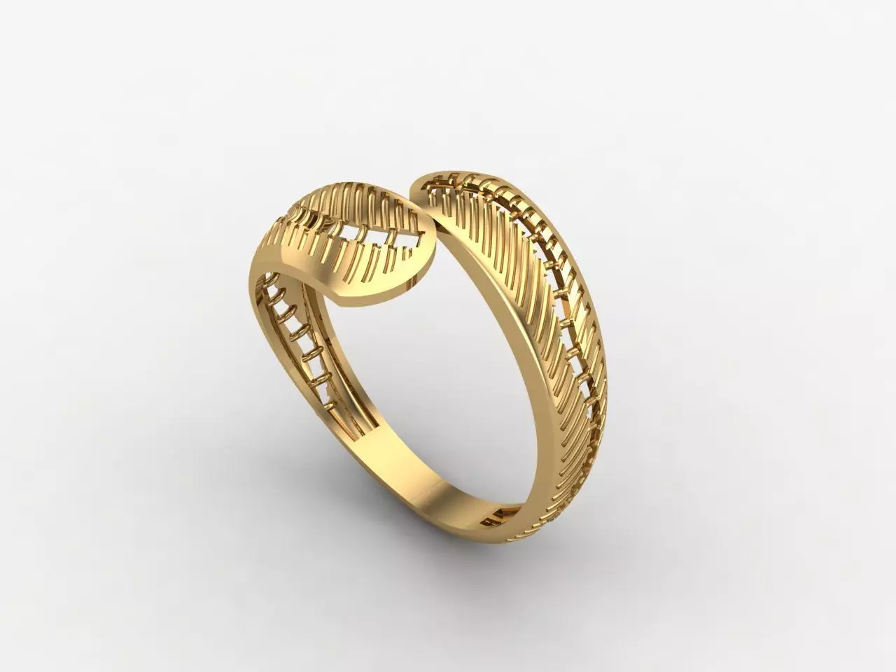 Two Head Women Ring 3DM Womens Ring 3d models 3D print model 3D print model_0