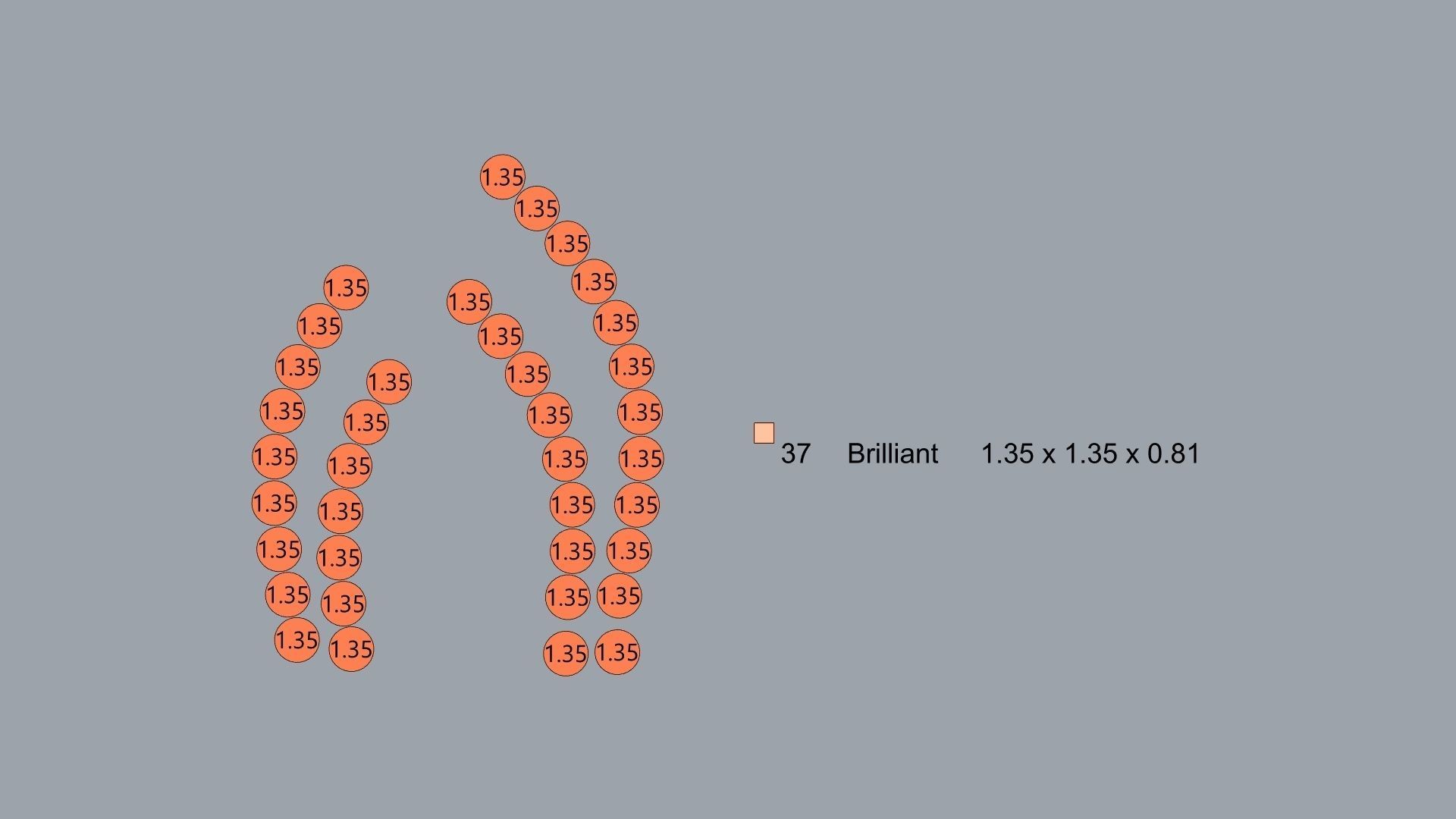 Sparkling huggies Style Earring V1 - pre supported 3D print model_15