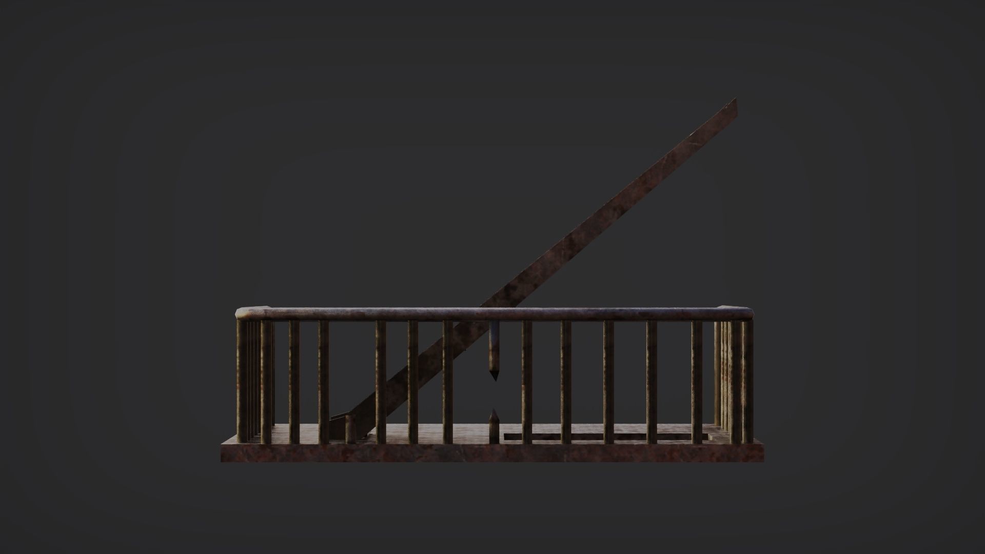 Cityscape Exterior Props Free low-poly 3D model_3