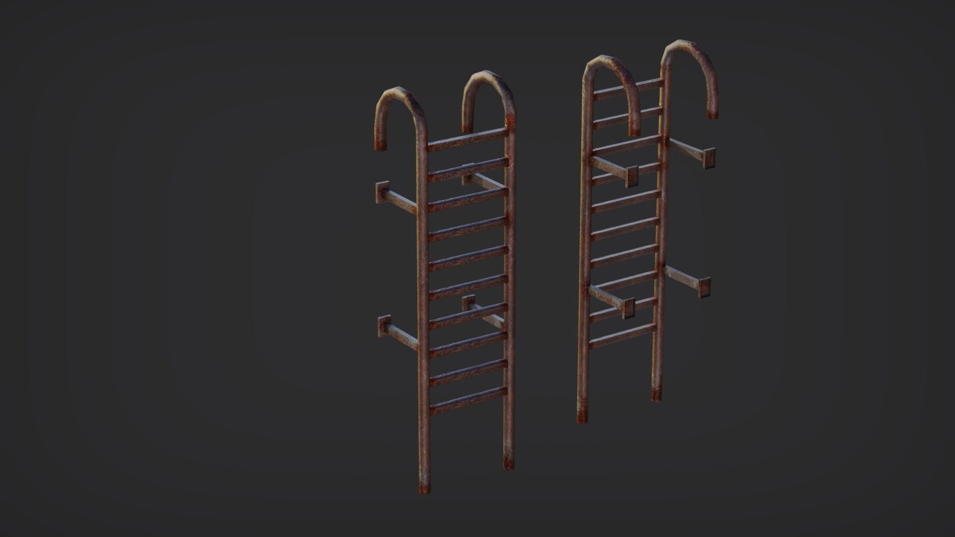 Cityscape Exterior Props Free low-poly 3D model_20