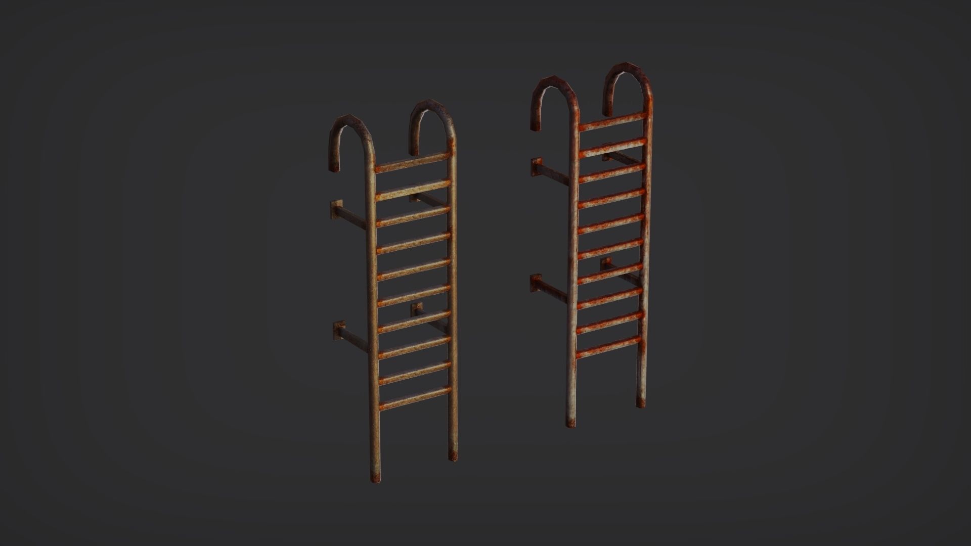 Cityscape Exterior Props Free low-poly 3D model_19