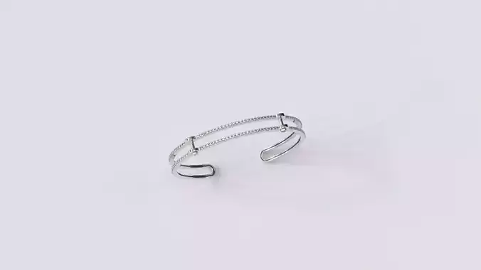 diamond bracelet with screws bolts