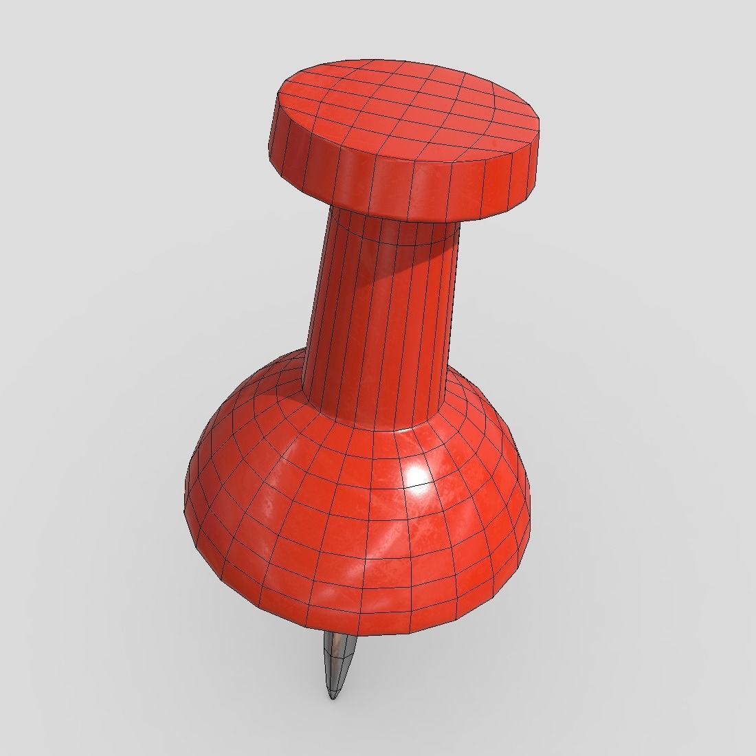 CC0 - Pin 2 Free low-poly 3D model_6