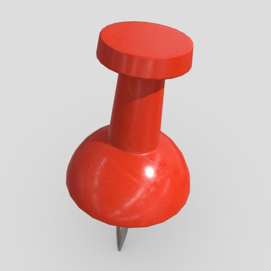 CC0 - Pin 2 Free low-poly 3D model_5