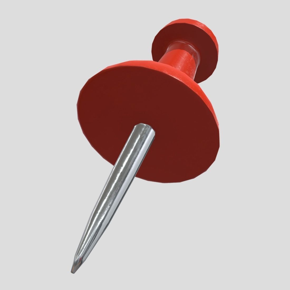 CC0 - Pin 2 Free low-poly 3D model_9