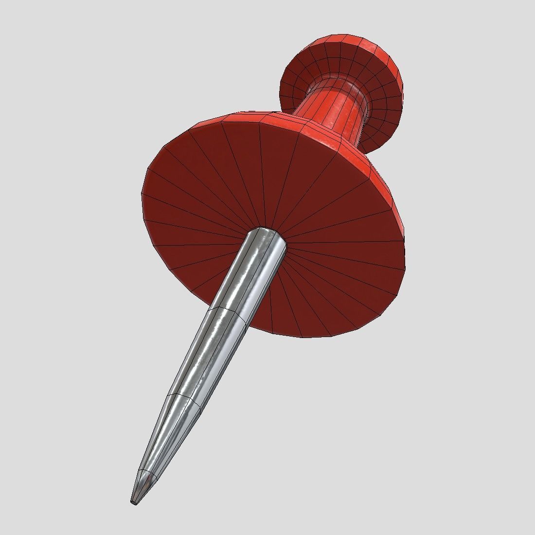 CC0 - Pin 2 Free low-poly 3D model_10