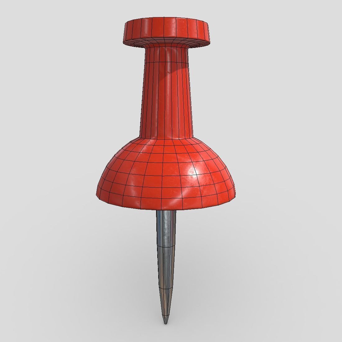 CC0 - Pin 2 Free low-poly 3D model_4