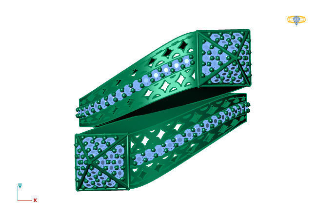 Two Head Women Ring 3DM Womens Ring 3d models 3D print model 3D print model_2