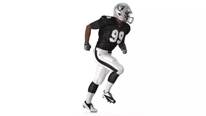 Las Vegas Raiders American Football Player Rigged Fur