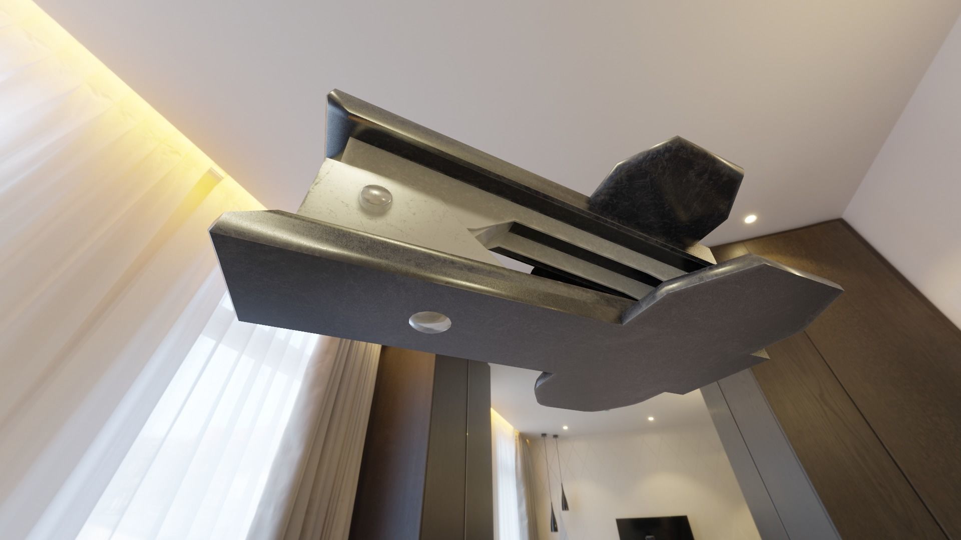 office staples remover Low-poly 3D model_6