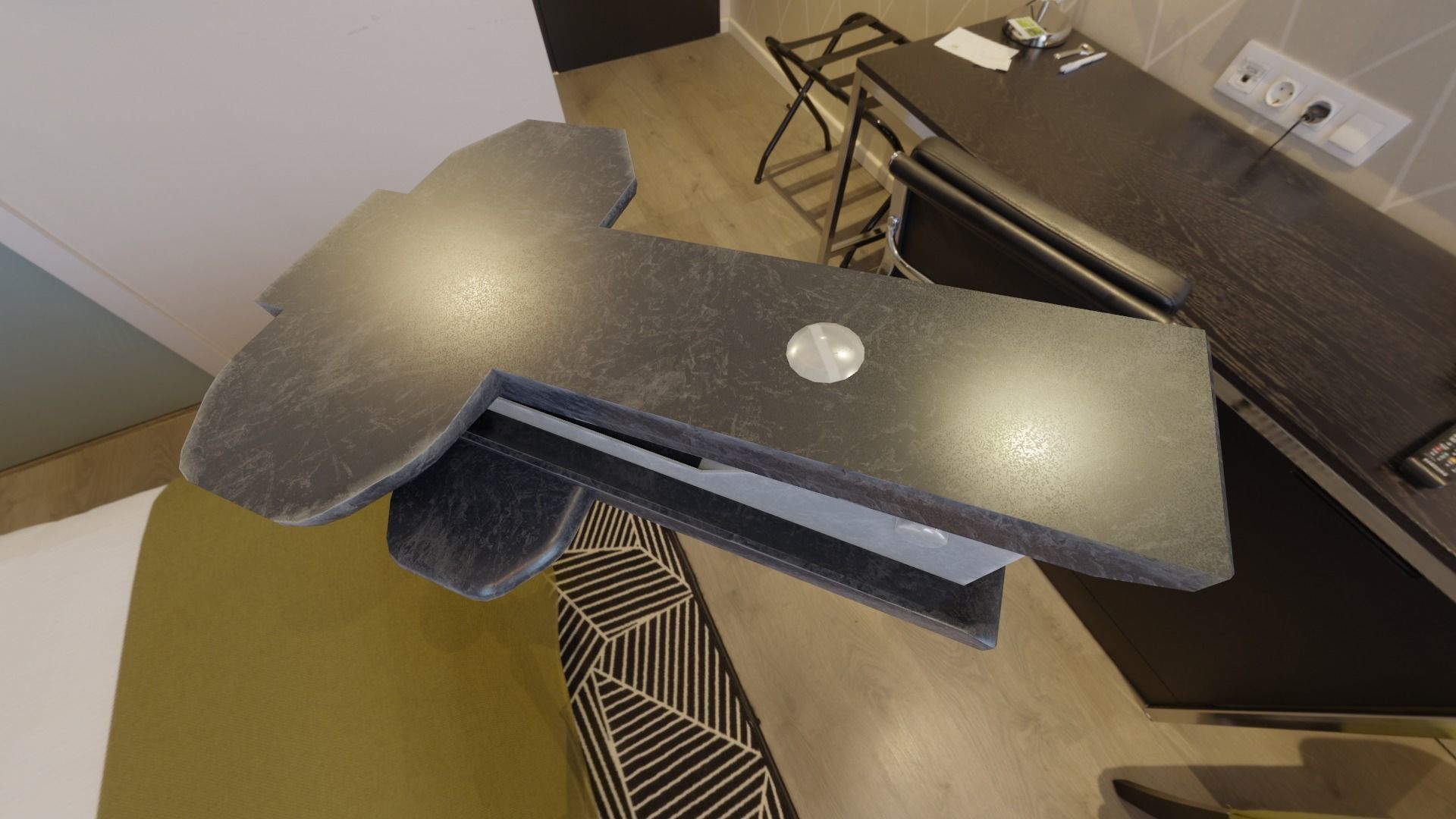 office staples remover Low-poly 3D model_4