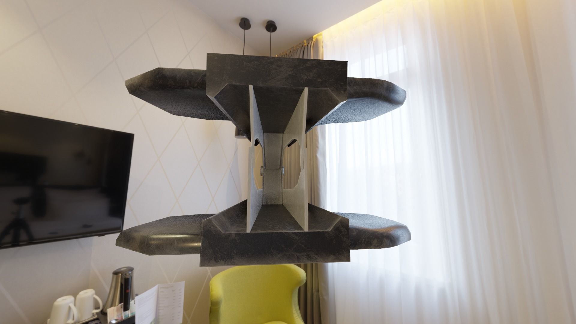 office staples remover Low-poly 3D model_3