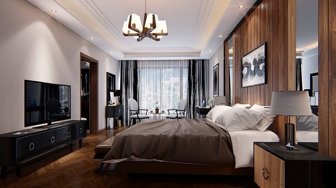 SCENE LUMION 11 5 AND ABOVE BEDROOM BY YOGA4ARCH 3D model 2