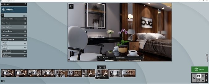 SCENE LUMION 11 5 AND ABOVE BEDROOM BY YOGA4ARCH 3D model 5