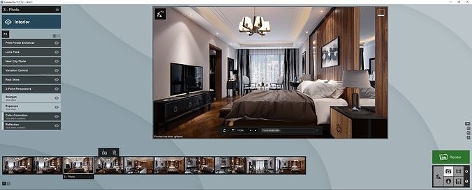 SCENE LUMION 11 5 AND ABOVE BEDROOM BY YOGA4ARCH 3D model 6
