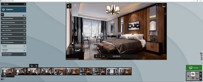SCENE LUMION 11 5 AND ABOVE BEDROOM BY YOGA4ARCH 3D model 4
