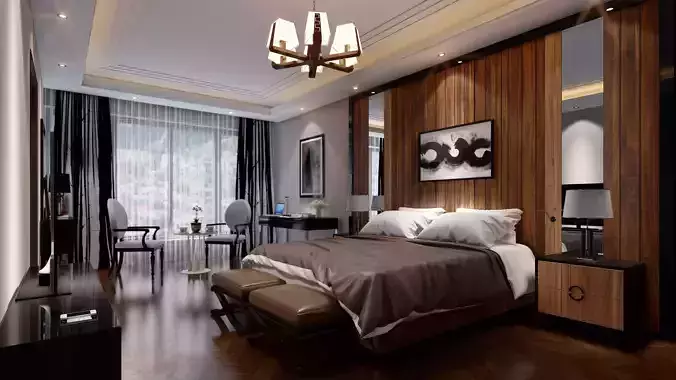 SCENE LUMION 11 5 AND ABOVE BEDROOM BY YOGA4ARCH 3D model