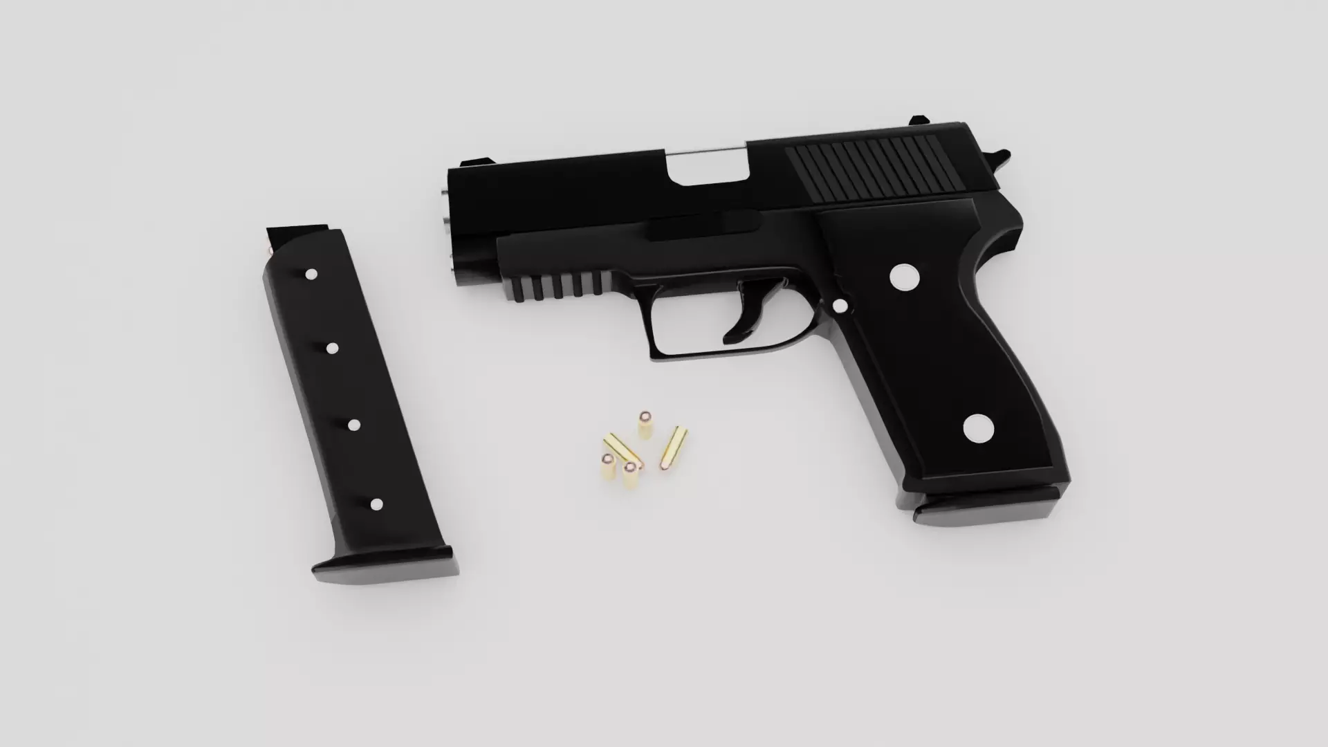 Pistol gun Free 3D model