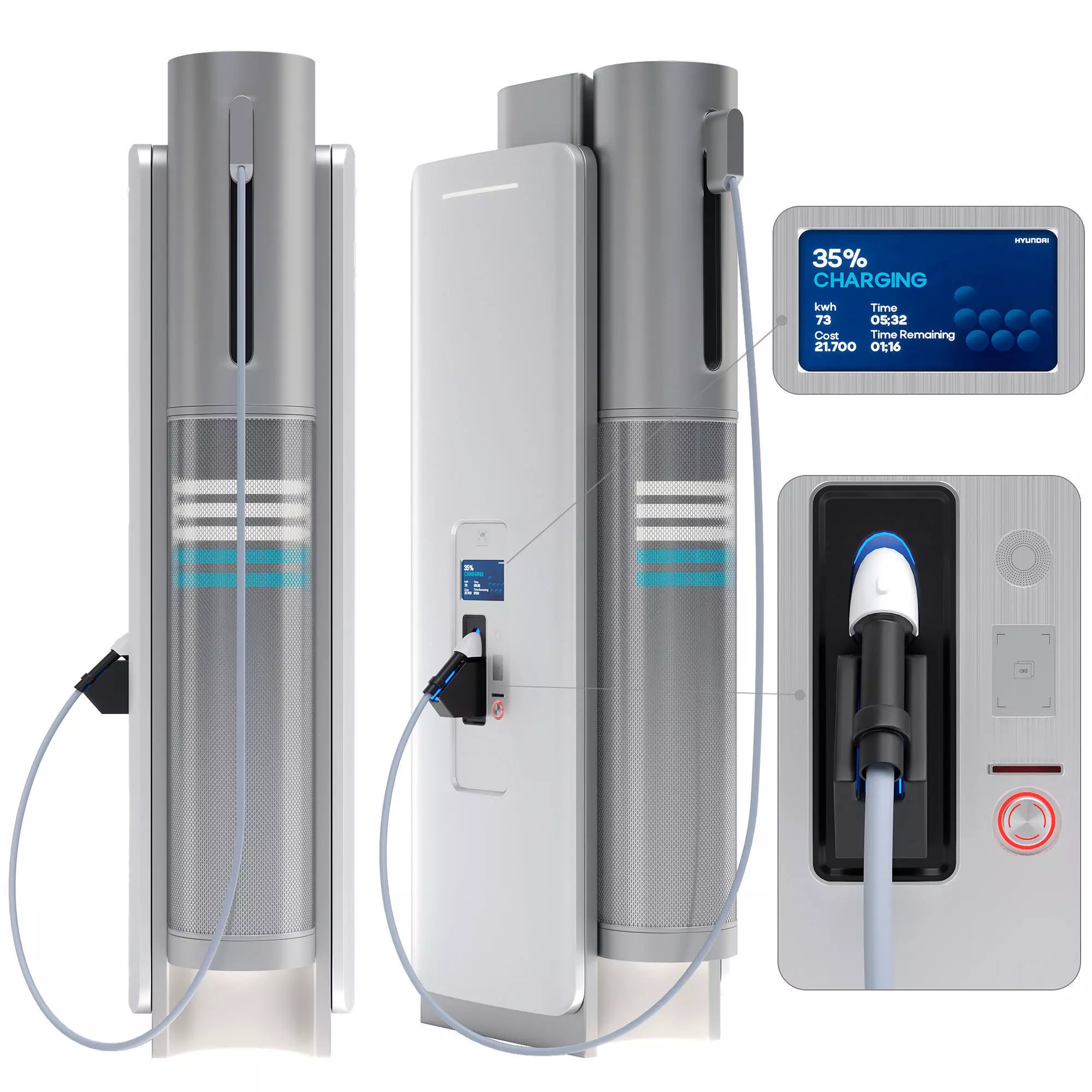 HYUNDAI MOTOR GROUP E Pit Ultra Fast Charger 3D model_0