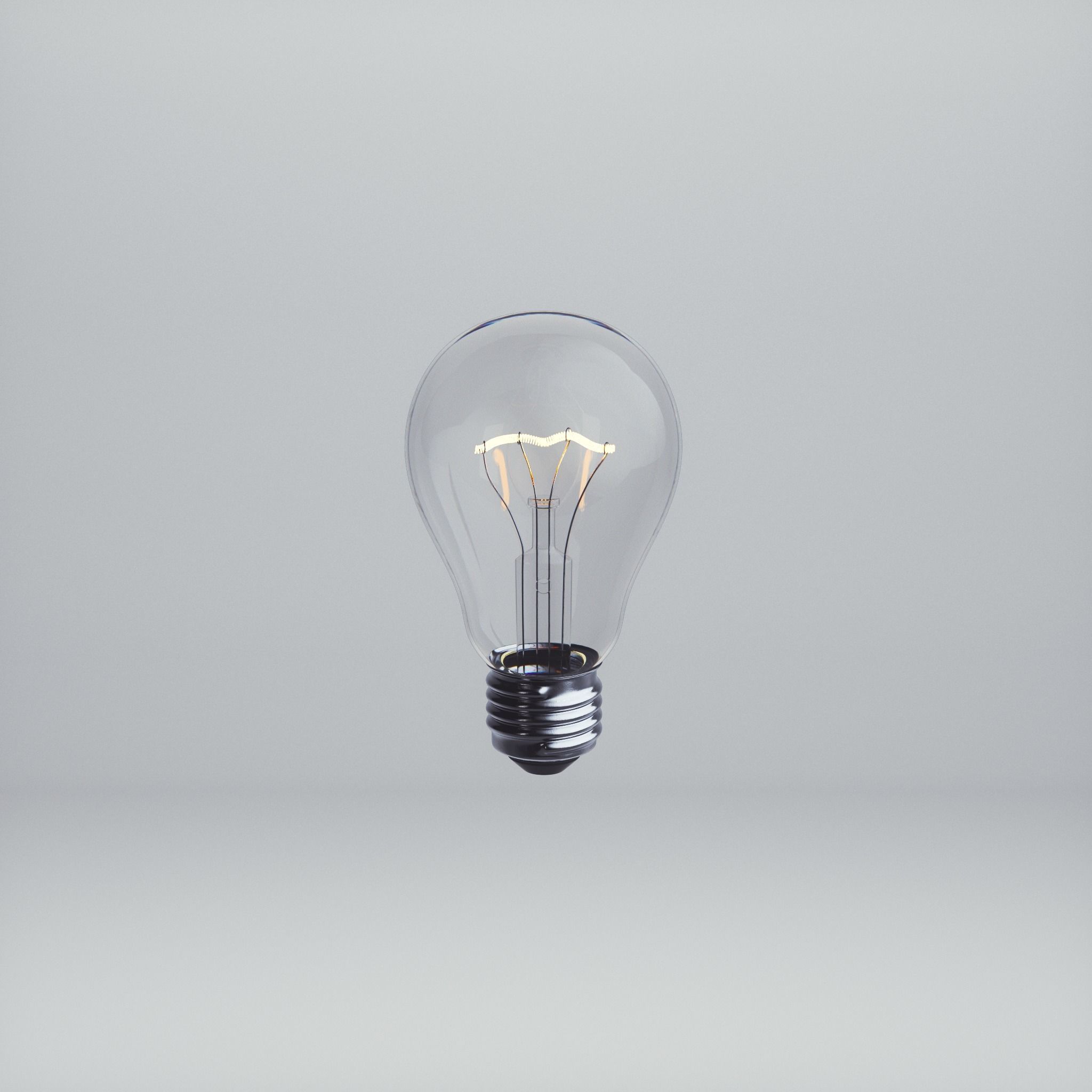 Light Bulb 01 3D model_3