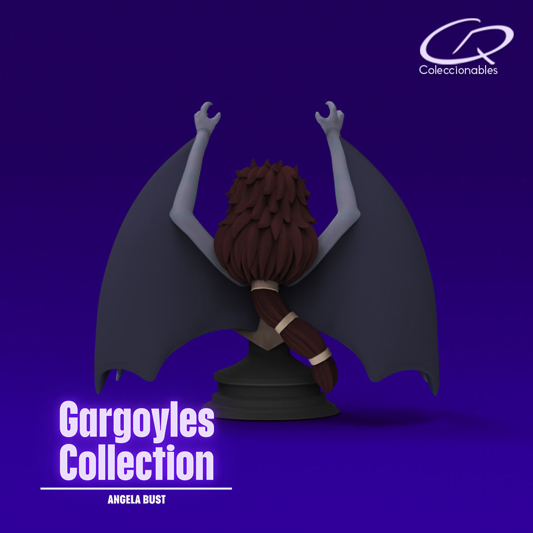 Gargoyles Collection - Angela Bust 3D print model_5