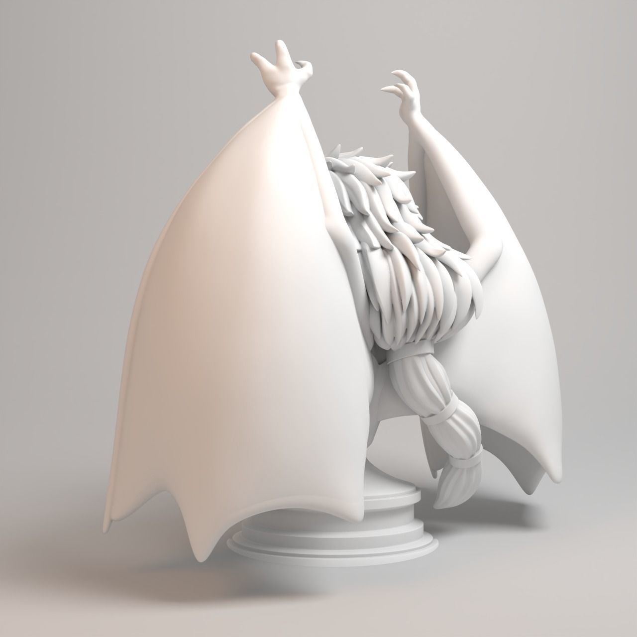 Gargoyles Collection - Angela Bust 3D print model_9