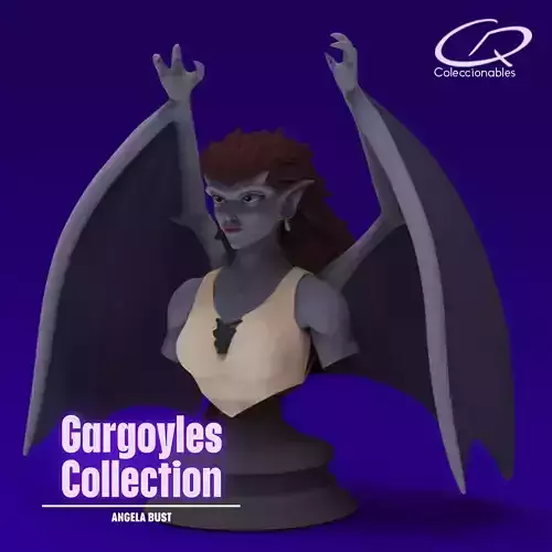 Gargoyles Collection - Angela Bust 3D print model