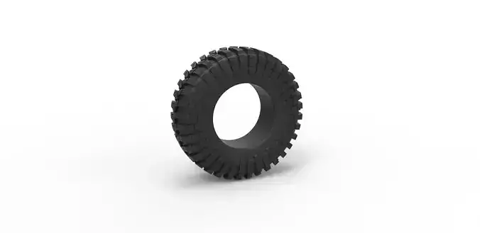 Mud tire Scale 1 to 10