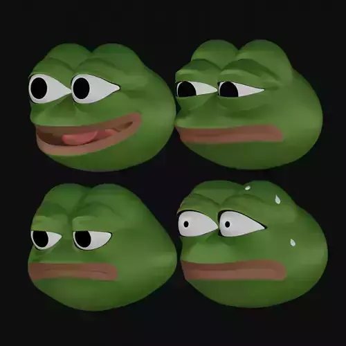 Pepe Bundle 4x 3D Model Collection