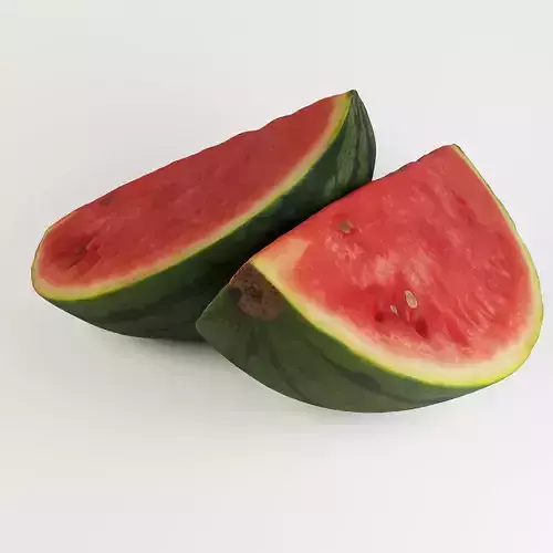 Watermelon two slices of