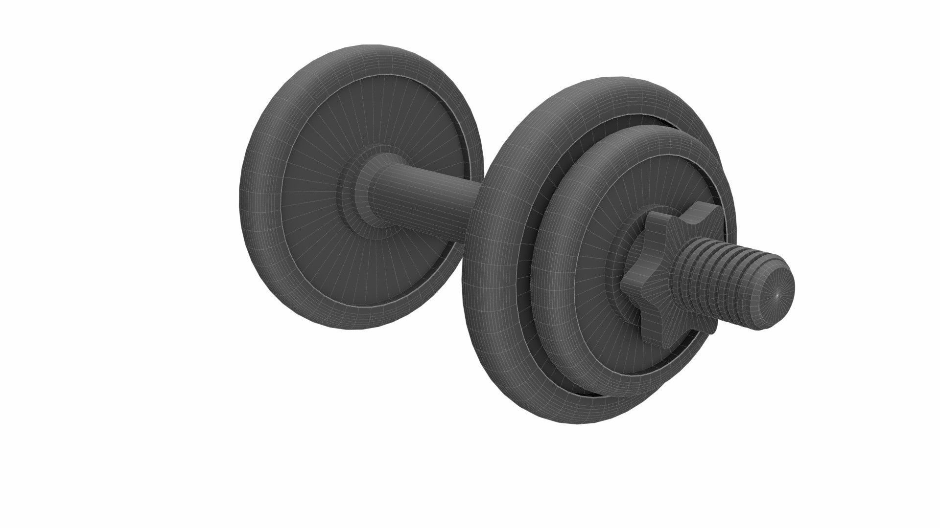 Dumbbell 3D model_12