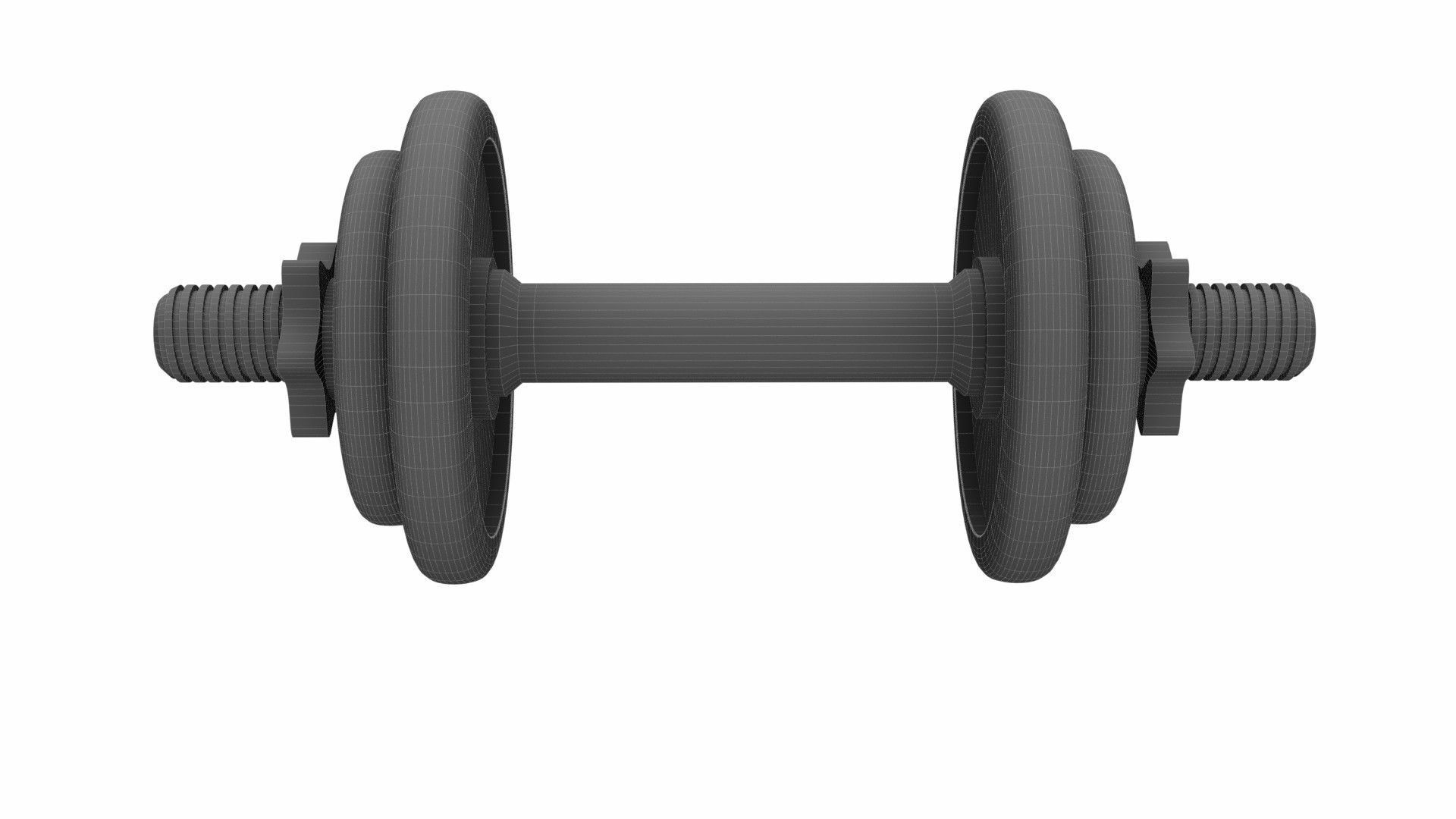 Dumbbell 3D model_9