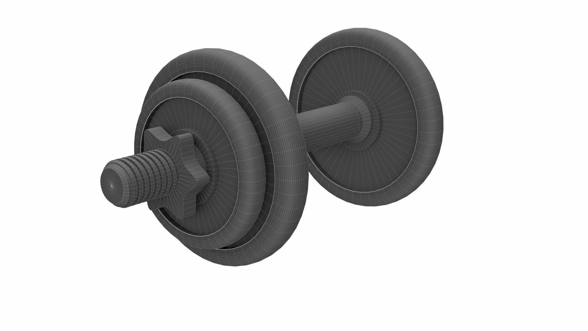 Dumbbell 3D model_10