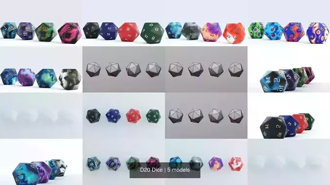 D20 Dice