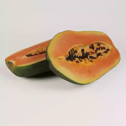 Papaya 3d scan