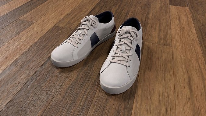 Trainer Shoes Low-poly 3D model