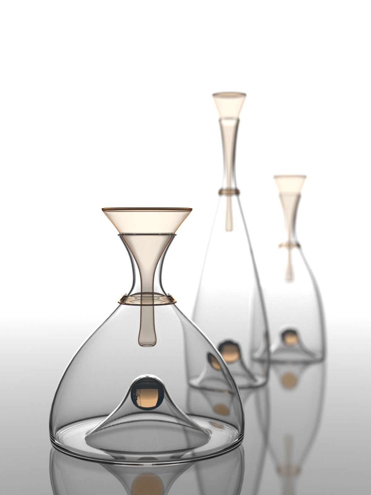 ORO Decanters 3D model_1