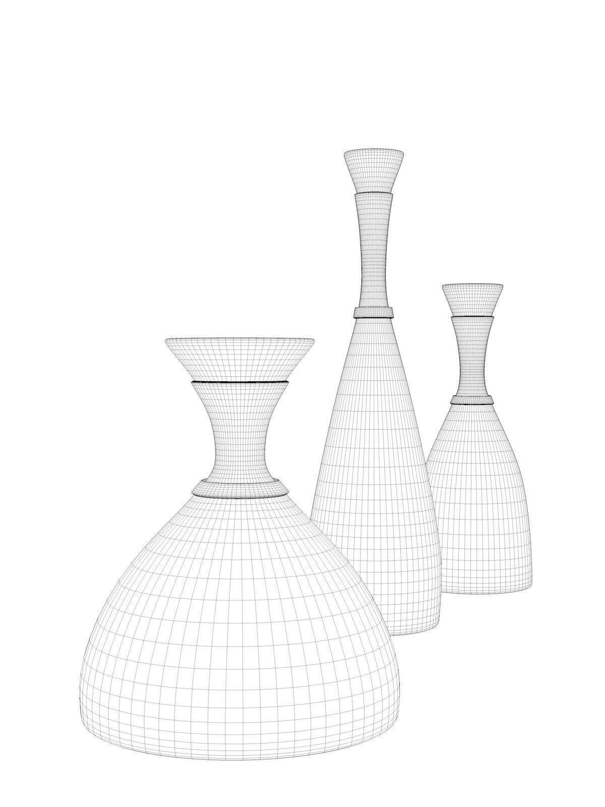 ORO Decanters 3D model_4