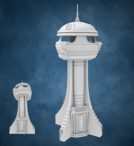 WATCHTOWER - BUILDING 3D print model 3D model 3D printable | CGTrader