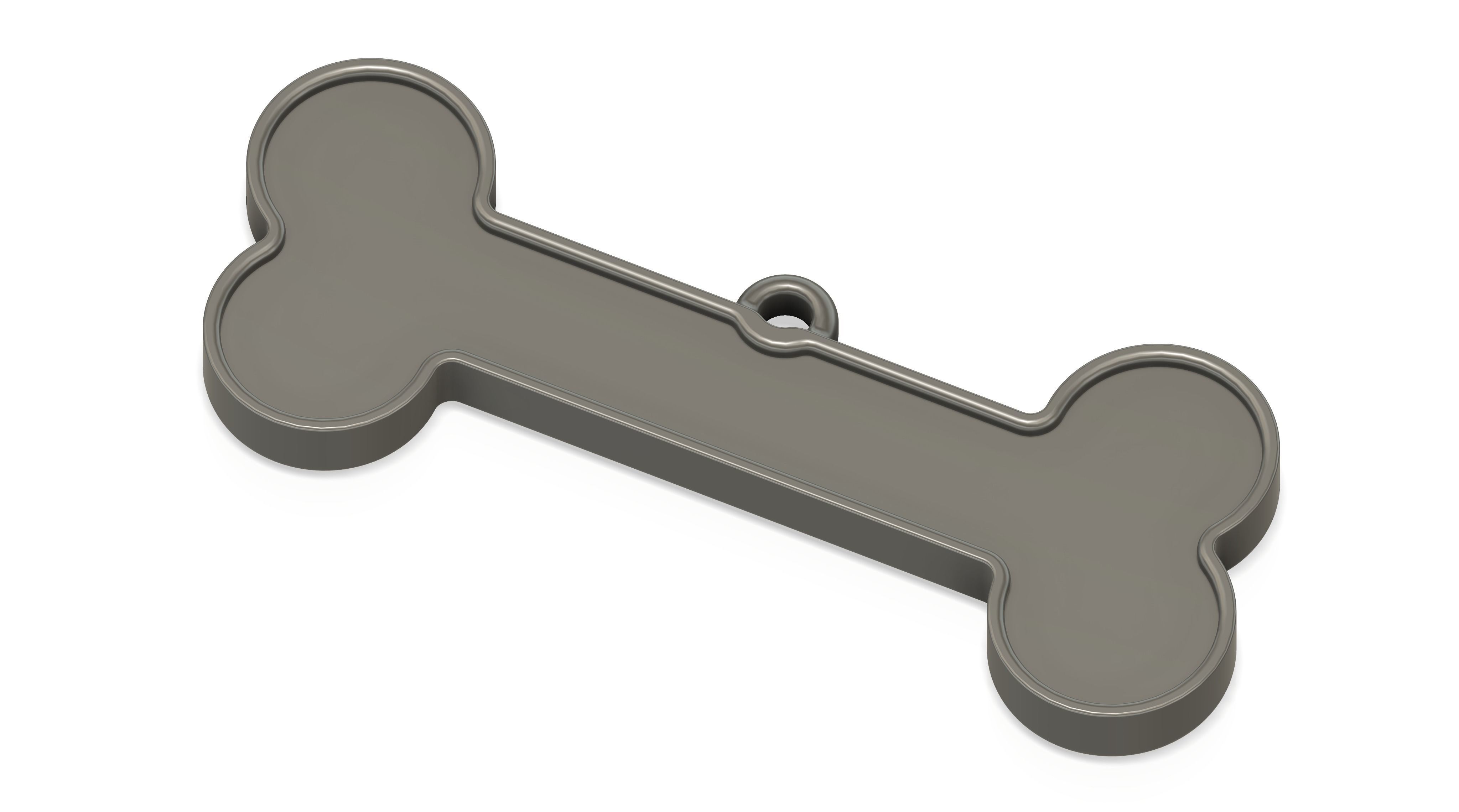 3D printable dog tag sign Free 3D print model_2