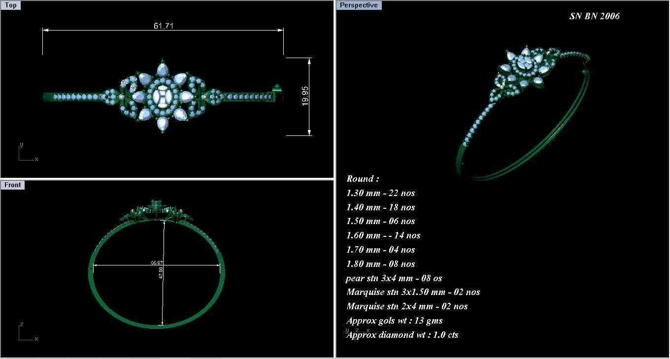 Bracelet - 2006 3D print model_1