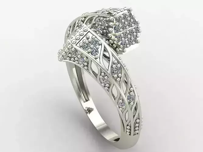 Two Head Women Ring 3DM Womens Ring 3d models 3D print model