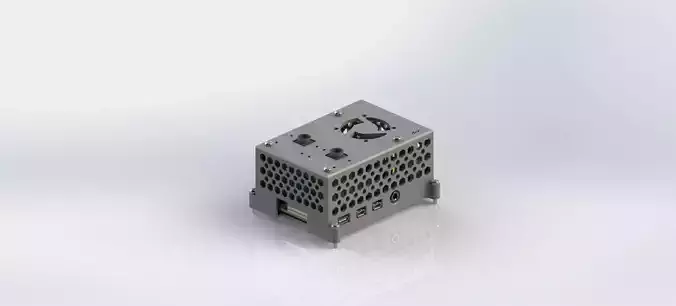 Box for Rasperry Pi 4 and Cameras  3D print model