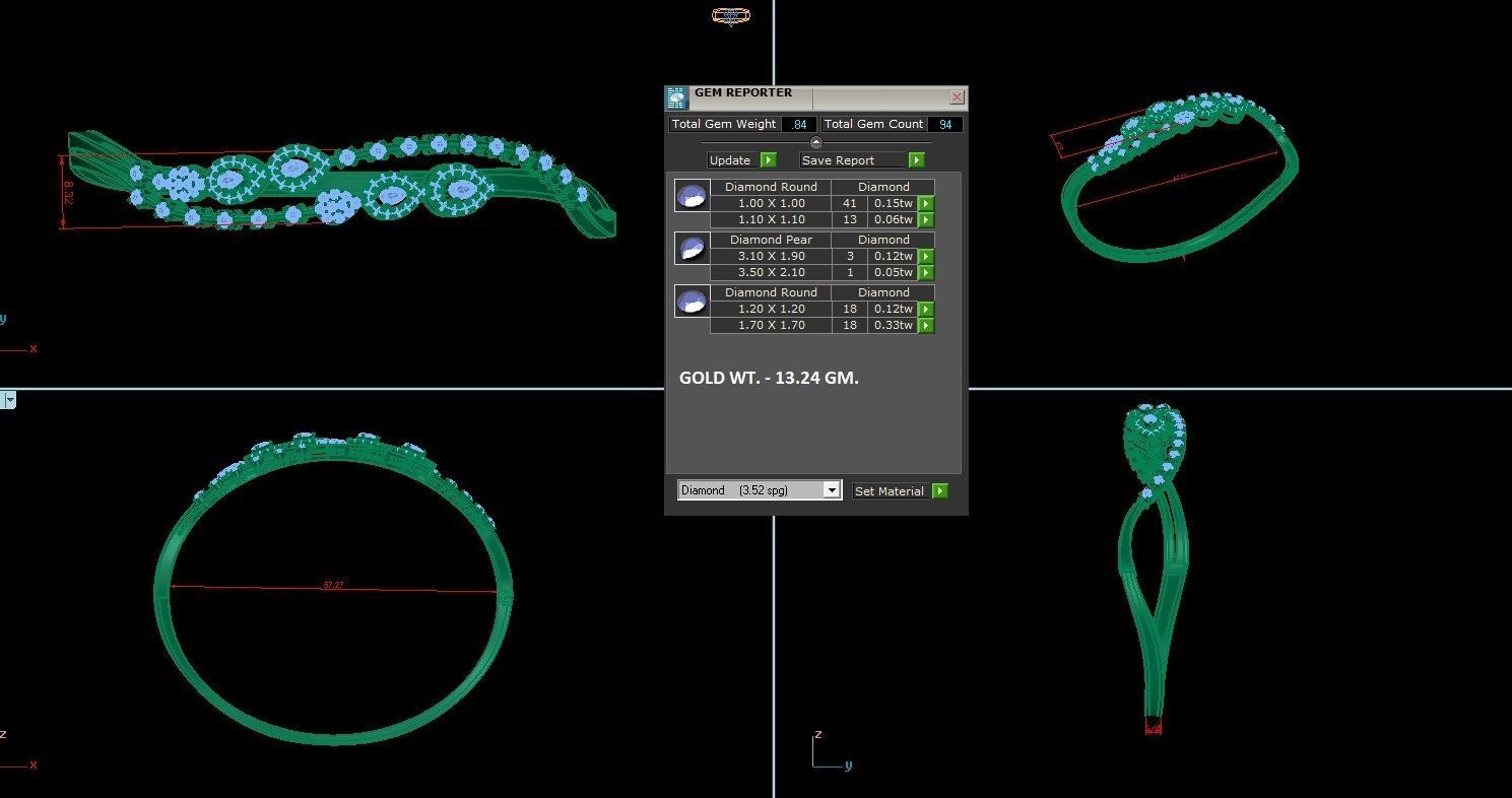 Bracelet - 14 3D print model_2