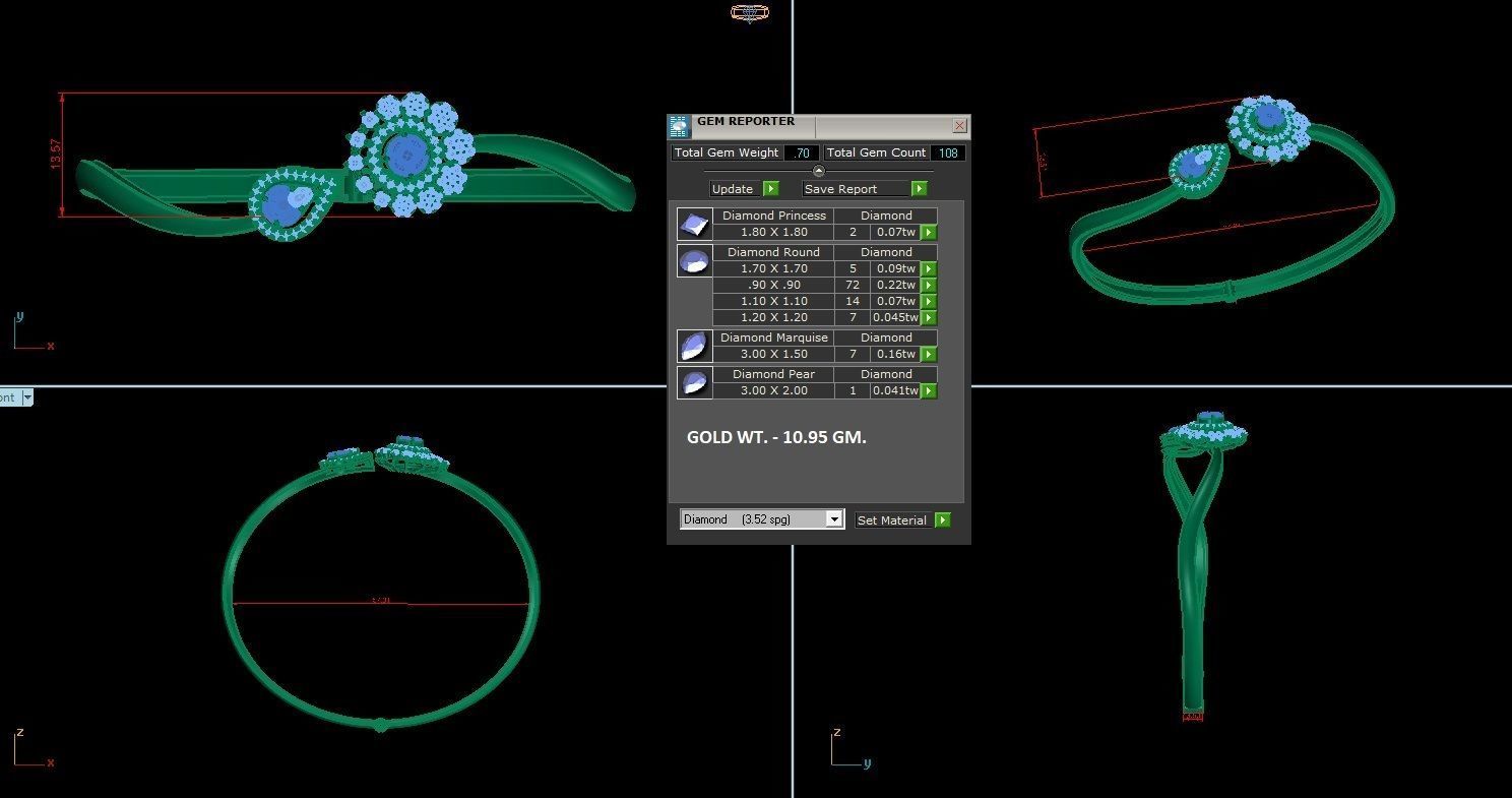 Bracelet - 10 3D print model_1