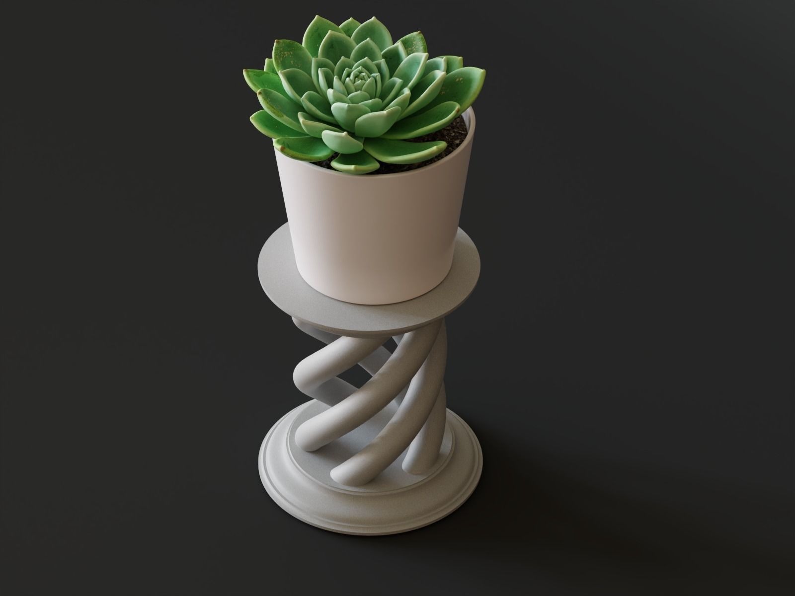 Pedestal 06 3D print model_8