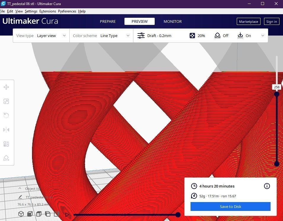 Pedestal 06 3D print model_12