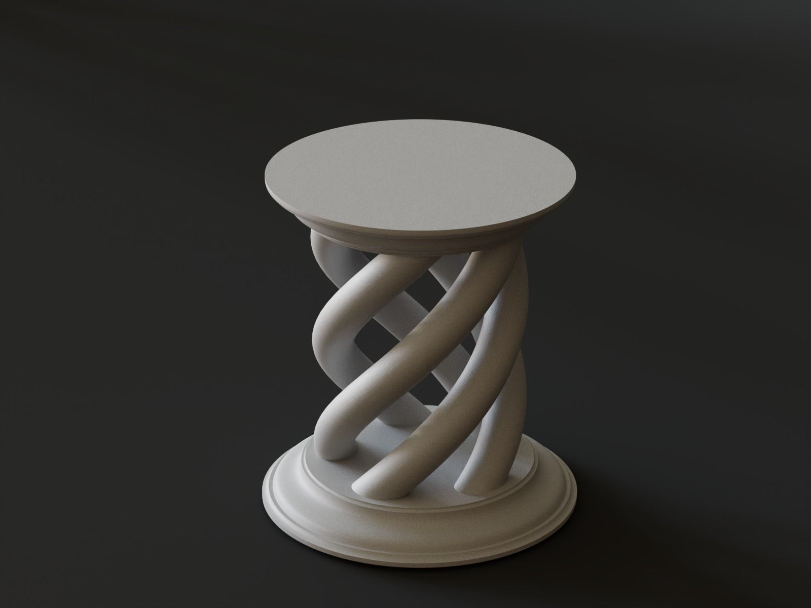 Pedestal 06 3D print model_3